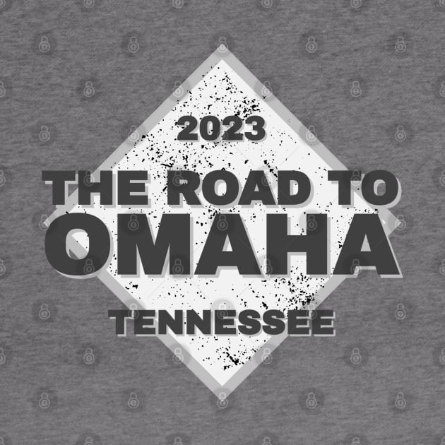 Tennessee Road To Omaha College Baseball 2023 by Designedby-E